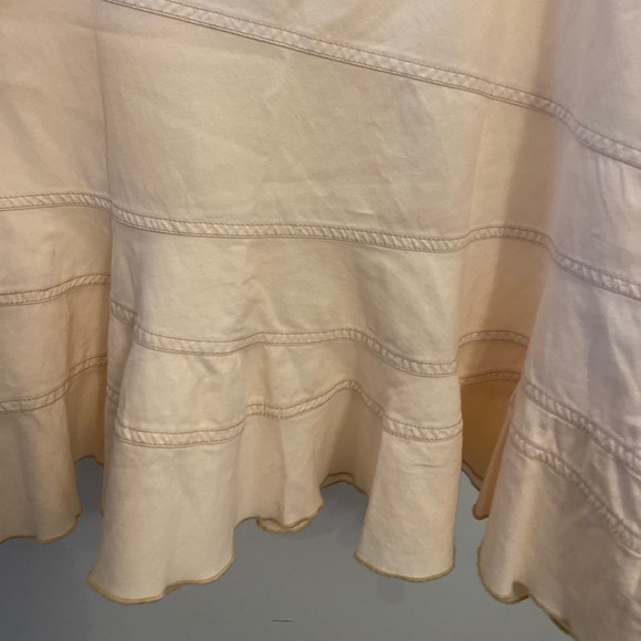 UO Fluted denim mini skirt NWT - Picture 2 of 7